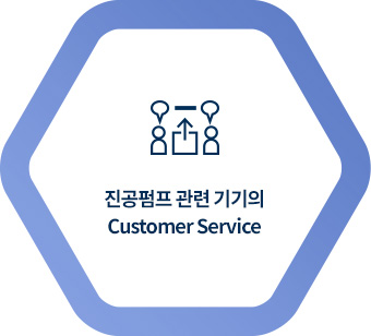 진공펌프 관련 기기의 Customer Service